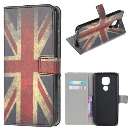 Folio Deksel Til Moto G9 Play Englands Flagg