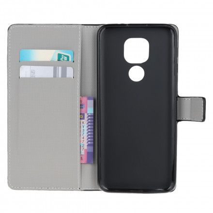 Folio Deksel Til Moto G9 Play Flere Ugler
