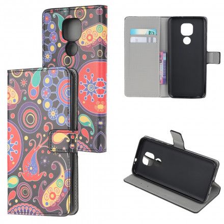 Folio Deksel Til Moto G9 Play Galaxy Design
