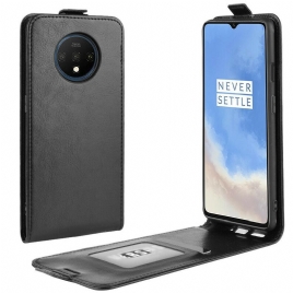 Folio Deksel Til OnePlus 7T Lærdeksel Sammenleggbar