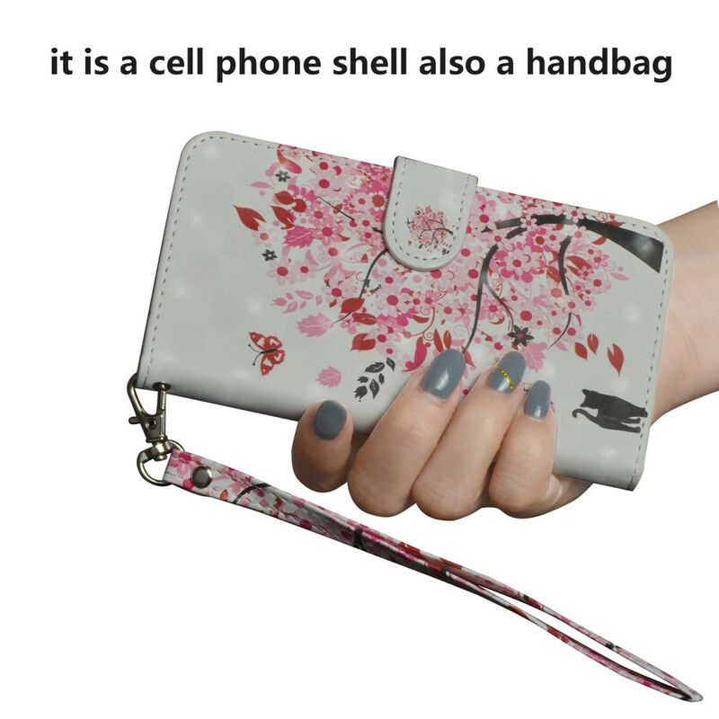 Folio Deksel Til OnePlus 7T Rosa Tre