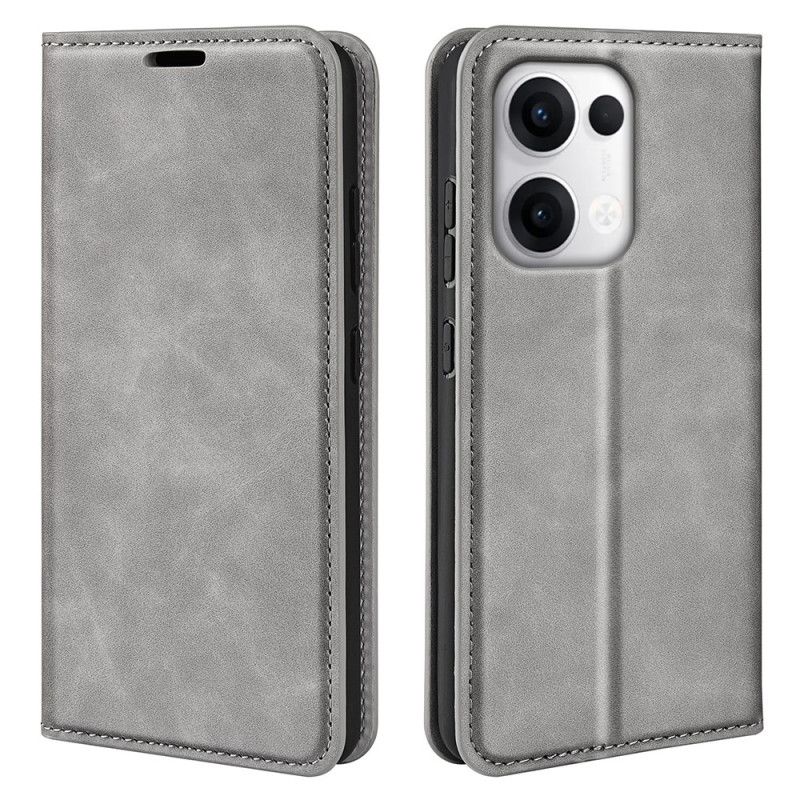 Folio Deksel Lær Oppo Reno 13 5g Klassisk