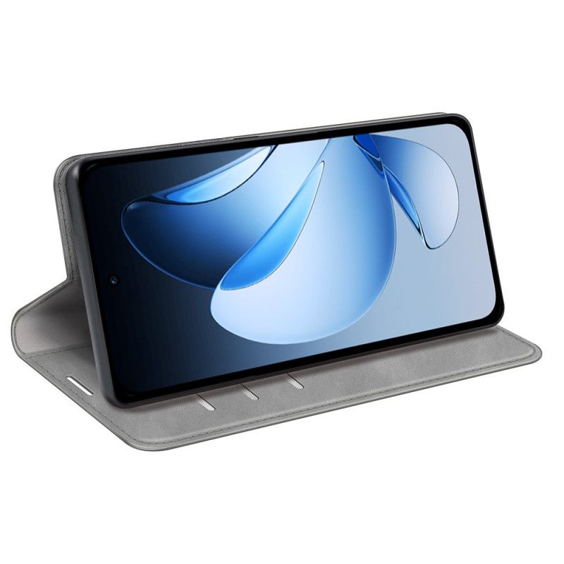 Folio Deksel Lær Oppo Reno 13 5g Klassisk