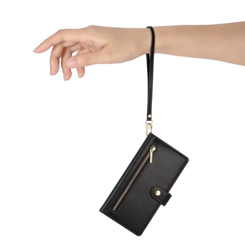 Lærdeksel Folio Deksel Oppo Reno 13 5g Mobildeksel Lommebok Og Stropper