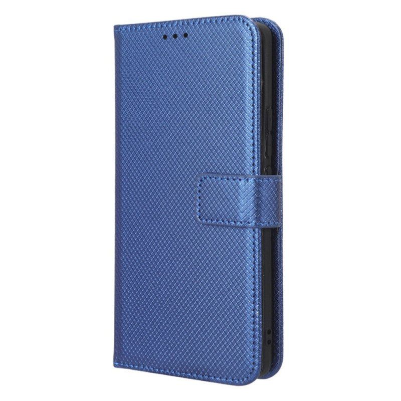 Folio Deksel Til Xiaomi 13 Med Kjede Stilig Strappy Imitert Skinn
