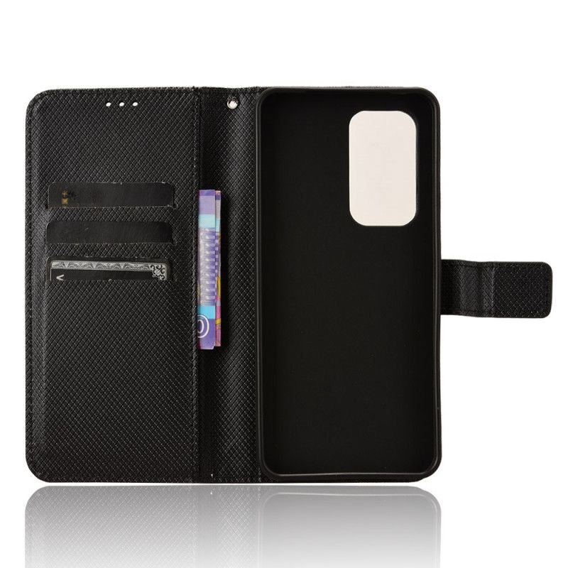 Lærdeksel Folio Deksel Vivo V40 Se 5g Mobildeksel Diamanttekstur