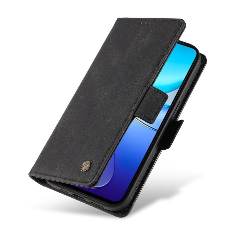 Lærdeksel Folio Deksel Vivo V40 Se 5g Mobildeksel Yikatu Semsket Skinn Effekt