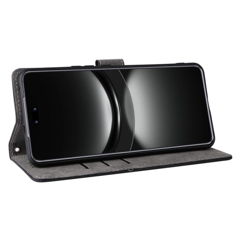 Folio Deksel Huawei Nova 13 Lommebok Med Rfid-effekt I Semsket Skinn Beskyttelse Deksel