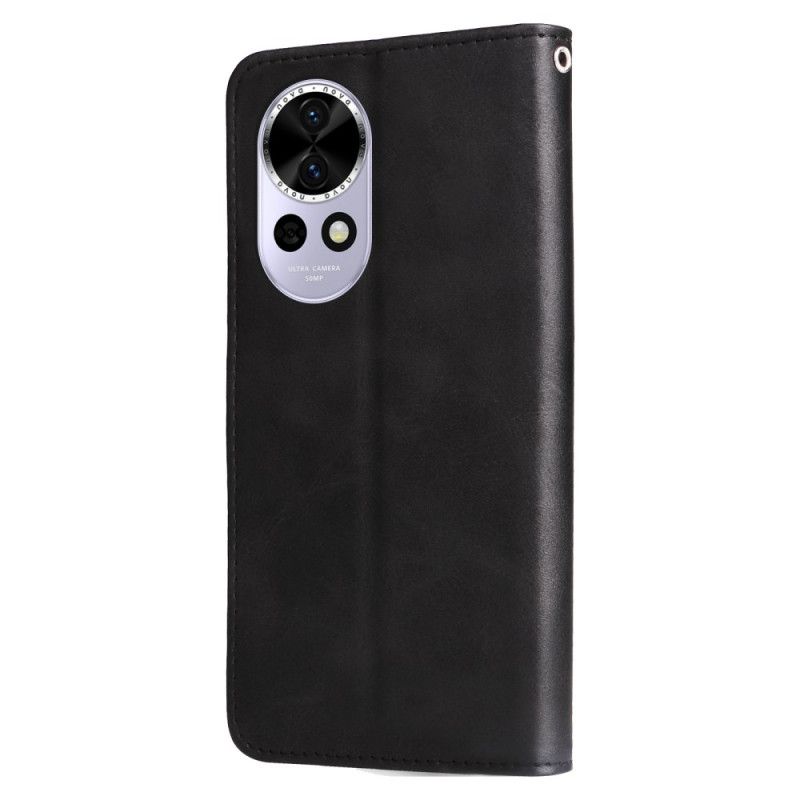 Folio Deksel Til Huawei Nova 13 Glidelåslomme