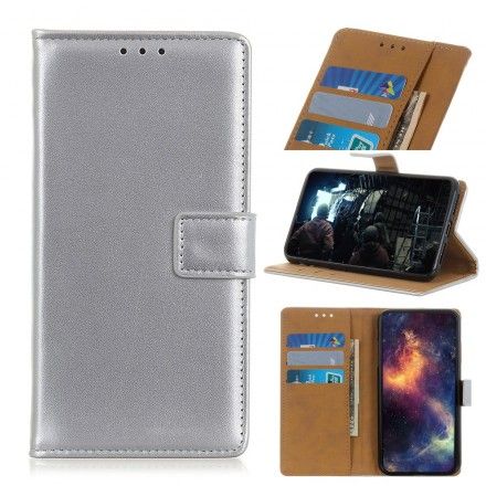 Folio Deksel Til Huawei Y6 2019 / Honor 8A Enkelt Kunstskinn