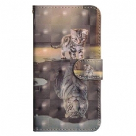 Folio Deksel Til Huawei Y6 2019 / Honor 8A Ernest The Tiger