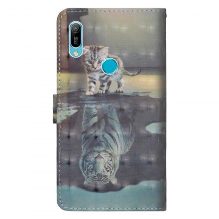 Folio Deksel Til Huawei Y6 2019 / Honor 8A Ernest The Tiger