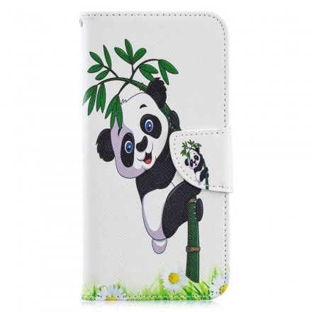 Folio Deksel Til Huawei Y6 2019 / Honor 8A Panda På Bambus