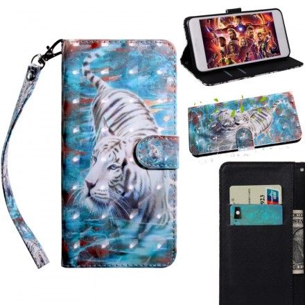 Folio Deksel Til Huawei Y6 2019 / Honor 8A Tiger I Vann