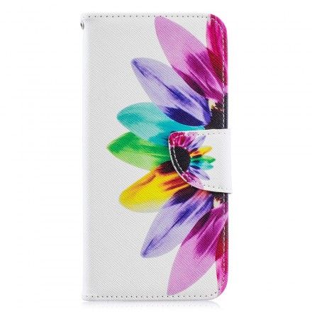 Lærdeksel Til Huawei Y6 2019 / Honor 8A Akvarellblomst