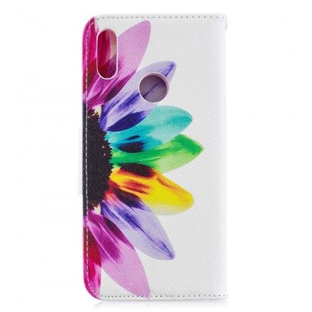 Lærdeksel Til Huawei Y6 2019 / Honor 8A Akvarellblomst