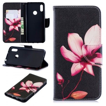 Lærdeksel Til Huawei Y6 2019 / Honor 8A Rosa Blomst