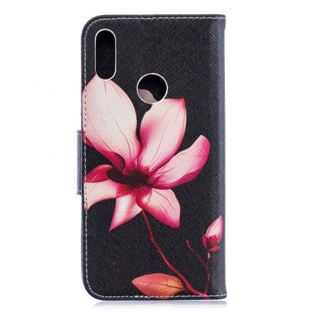 Lærdeksel Til Huawei Y6 2019 / Honor 8A Rosa Blomst