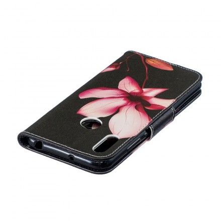 Lærdeksel Til Huawei Y6 2019 / Honor 8A Rosa Blomst