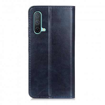 Beskyttelse Deksel Til OnePlus Nord CE 5G Folio Deksel Elegance Split Litchi Leather