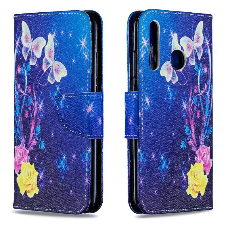 Folio Deksel Til Huawei P Smart Plus 2019 Utrolige Sommerfugler