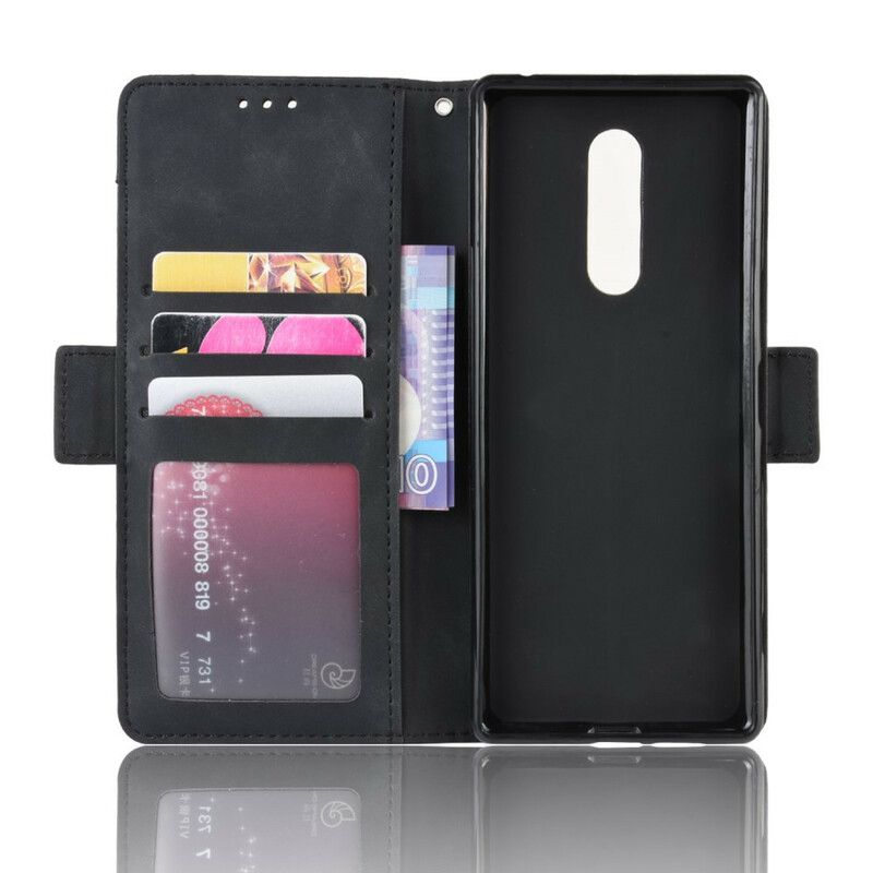 Folio Deksel Til Sony Xperia 1 Førsteklasses Multikort