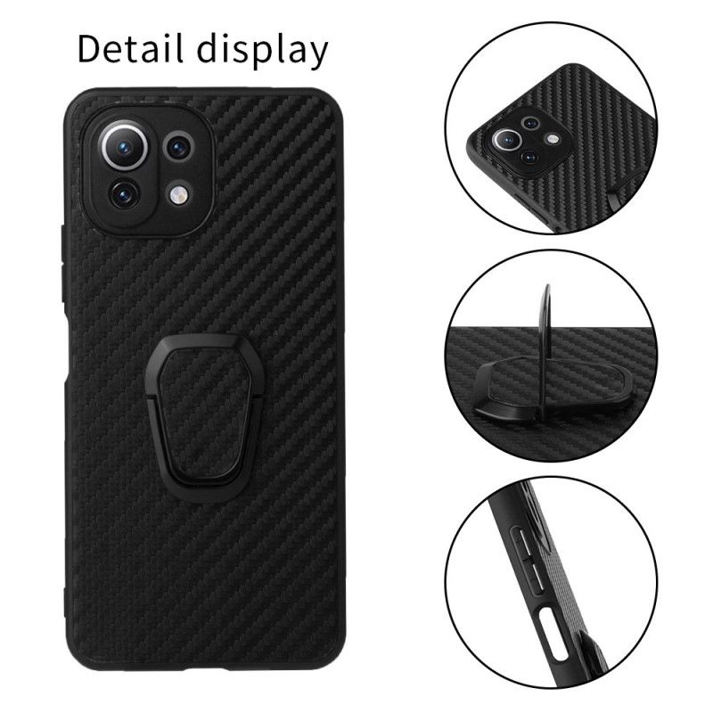 Deksel Til Xiaomi Mi 11 Lite 5G NE / Mi 11 Lite 4G / 5G Crocodile Style Ring-støtte