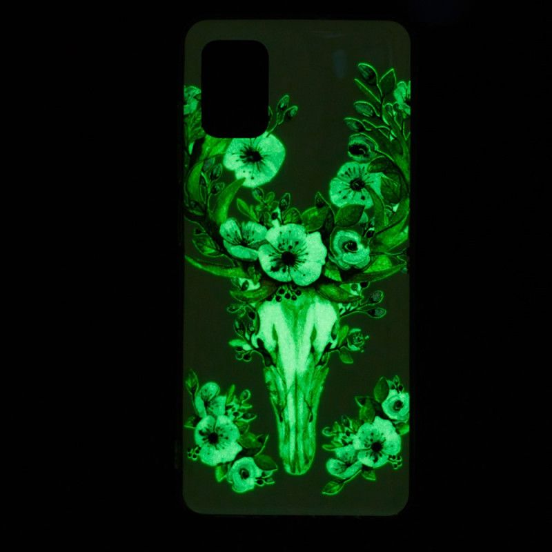 Deksel Til Xiaomi Mi 11 Lite 5G NE / Mi 11 Lite 4G / 5G Fluorescerende Blomsterelg