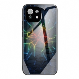 Deksel Til Xiaomi Mi 11 Lite 5G NE / Mi 11 Lite 4G / 5G Herdet Glassgeometri