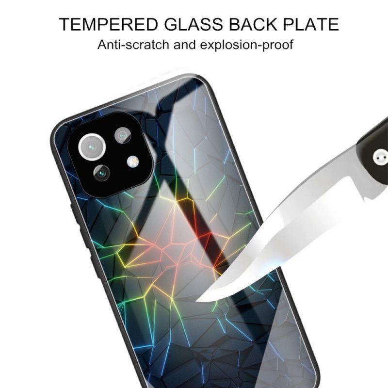 Deksel Til Xiaomi Mi 11 Lite 5G NE / Mi 11 Lite 4G / 5G Herdet Glassgeometri