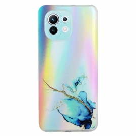 Deksel Til Xiaomi Mi 11 Lite 5G NE / Mi 11 Lite 4G / 5G Lasereffektmarmor