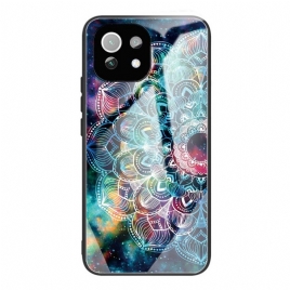 Deksel Til Xiaomi Mi 11 Lite 5G NE / Mi 11 Lite 4G / 5G Mandala I Herdet Glass