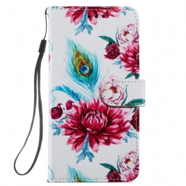 Folio Deksel Til Xiaomi Mi 11 Lite 5G NE / Mi 11 Lite 4G / 5G Intense Blomster