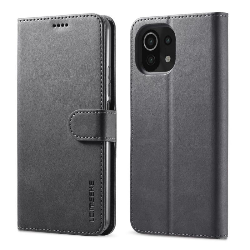 Folio Deksel Til Xiaomi Mi 11 Lite 5G NE / Mi 11 Lite 4G / 5G Lc.imeeke Skinneffekt
