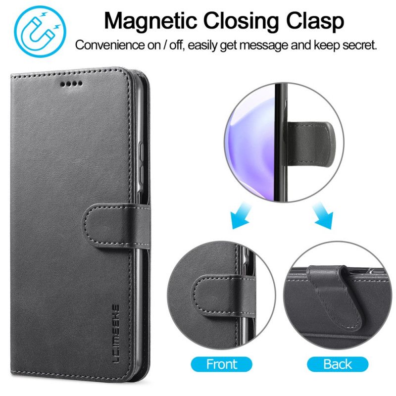 Folio Deksel Til Xiaomi Mi 11 Lite 5G NE / Mi 11 Lite 4G / 5G Lc.imeeke Skinneffekt