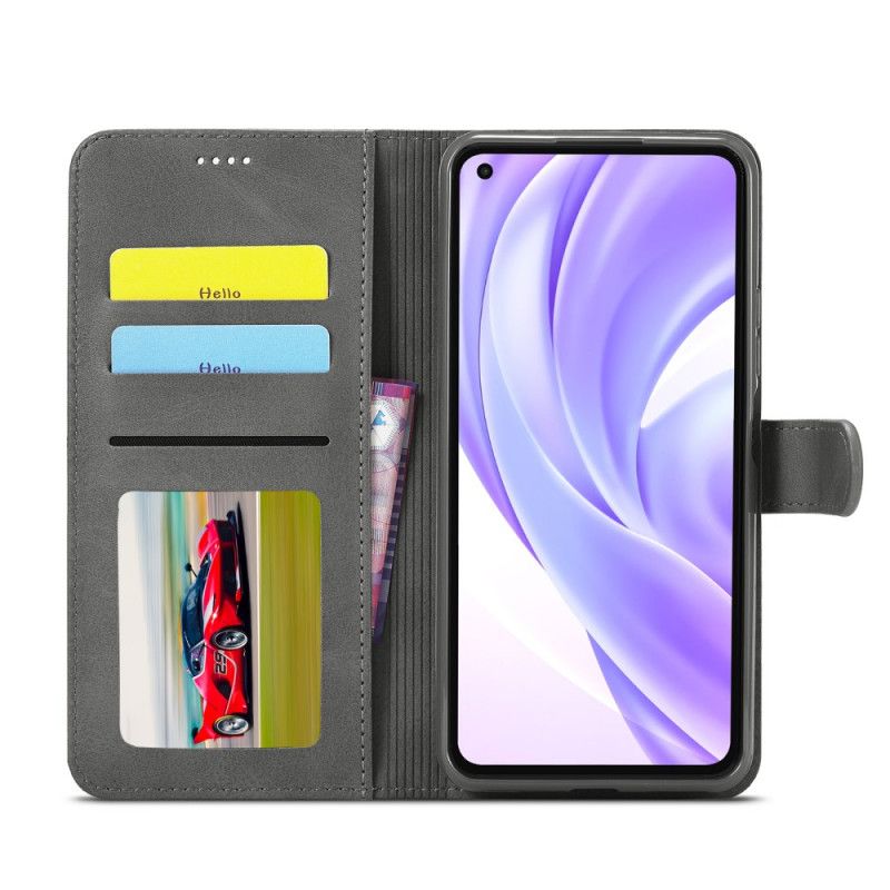 Folio Deksel Til Xiaomi Mi 11 Lite 5G NE / Mi 11 Lite 4G / 5G Lc.imeeke Skinneffekt