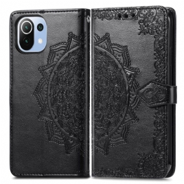 Folio Deksel Til Xiaomi Mi 11 Lite 5G NE / Mi 11 Lite 4G / 5G Middelaldermandala