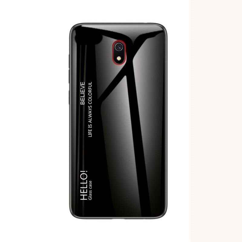 Deksel Til Xiaomi Redmi 8A Hei Herdet Glass