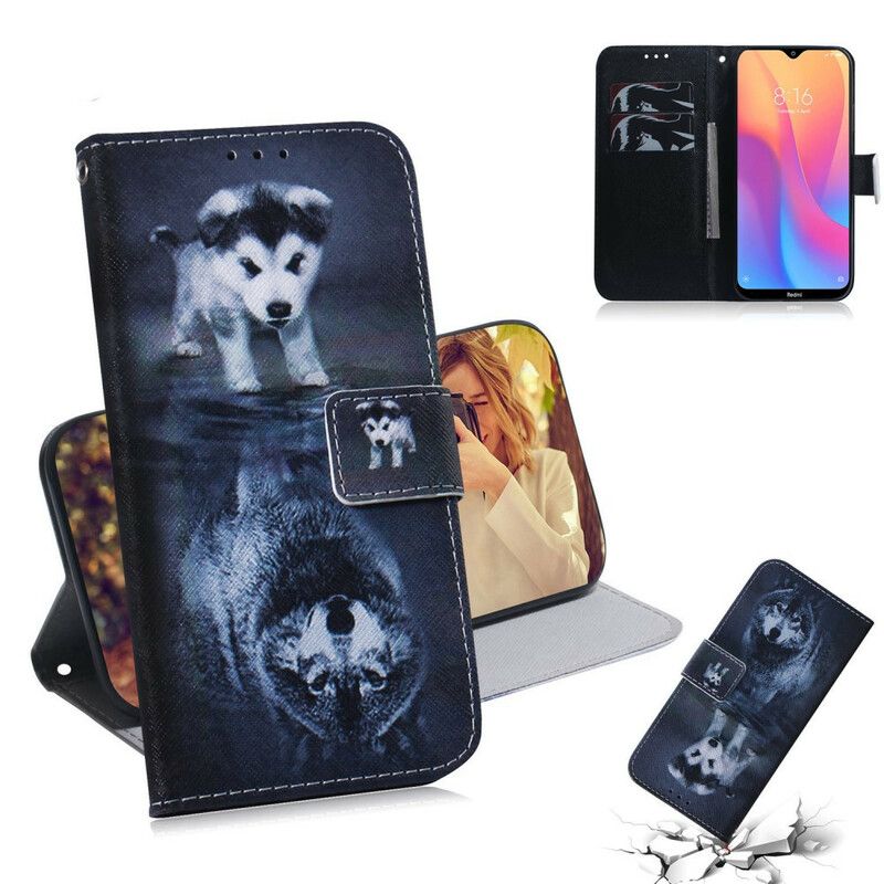 Folio Deksel Til Xiaomi Redmi 8A Ernesto The Wolf