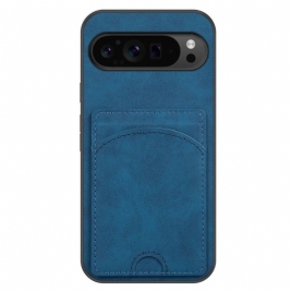 Deksel Google Pixel 9 Pro Xl Skinneffektkortholderstøtte