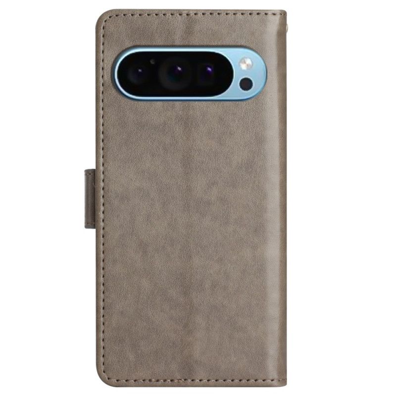 Folio Deksel Google Pixel 9 Pro Xl Sommerfuglemønster