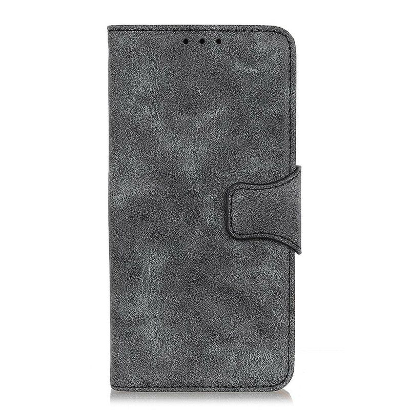 Folio Deksel Til Oppo A53 / A53s Vintage Splittskinn