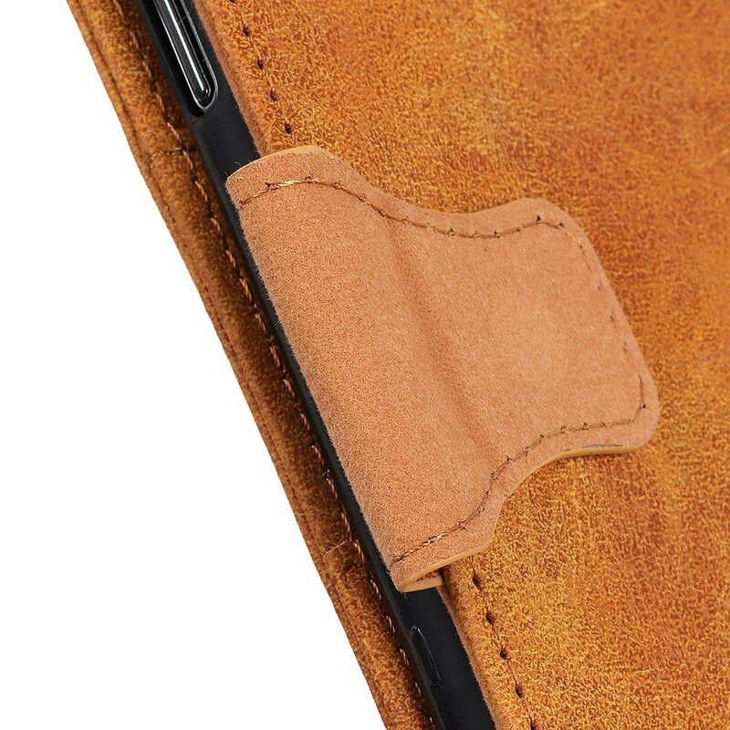 Folio Deksel Til Oppo A53 / A53s Vintage Splittskinn