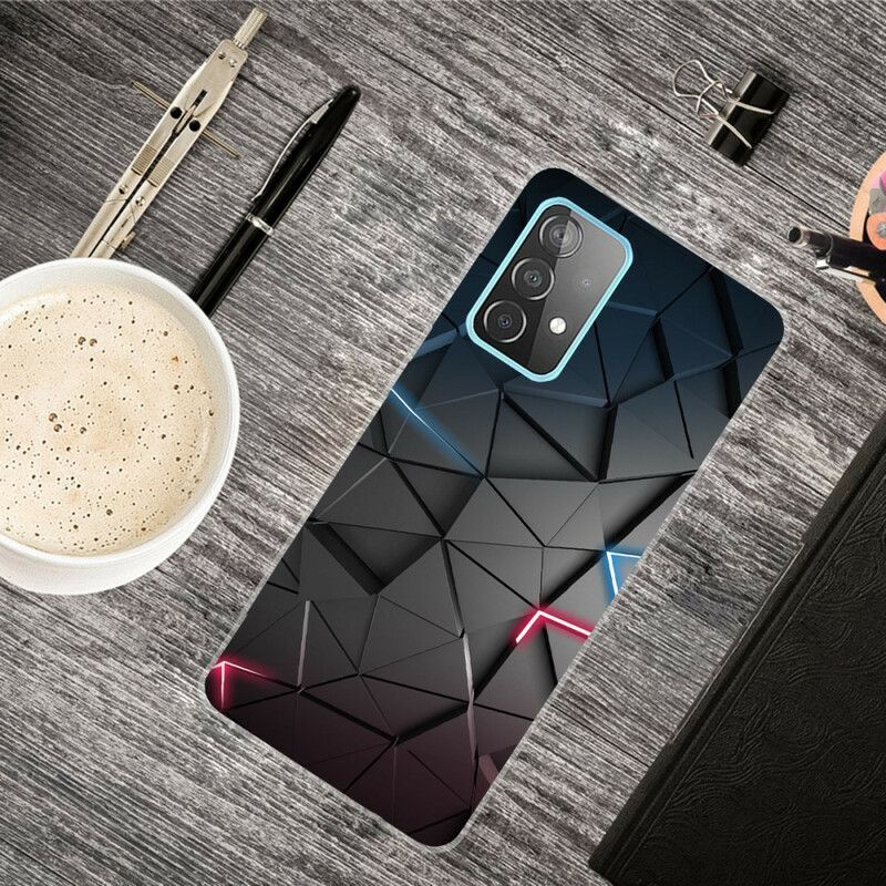 Deksel Til Samsung Galaxy A72 4G / 5G Fleksibel Geometri