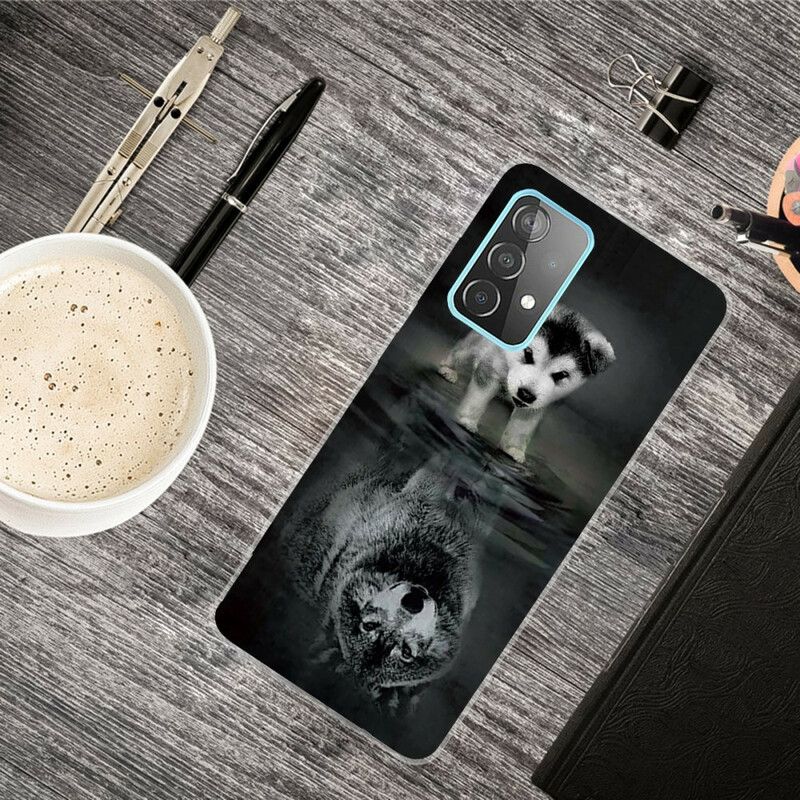 Deksel Til Samsung Galaxy A72 4G / 5G Hvalpedrøm