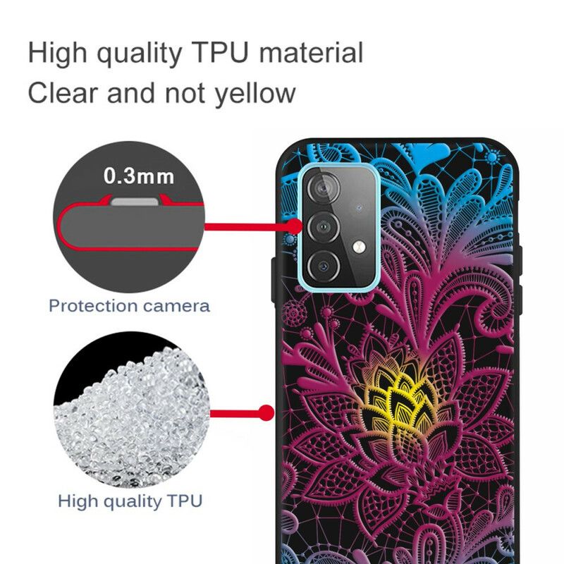 Deksel Til Samsung Galaxy A72 4G / 5G Intens Blomster