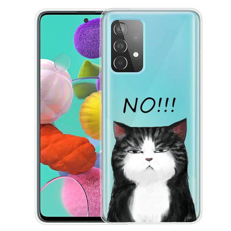 Deksel Til Samsung Galaxy A72 4G / 5G Katten Som Sier Nei
