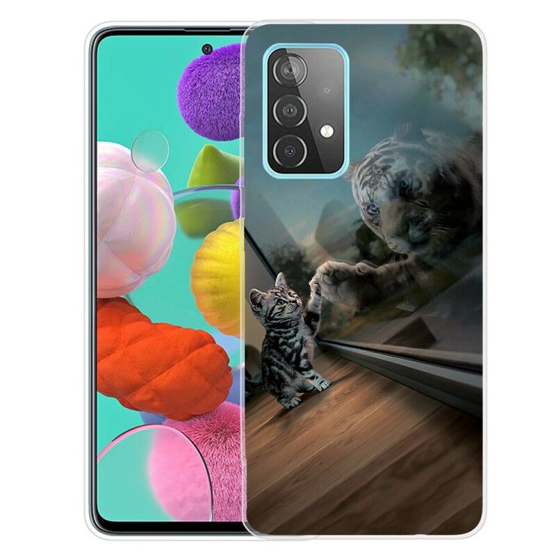Deksel Til Samsung Galaxy A72 4G / 5G Kattungedrøm