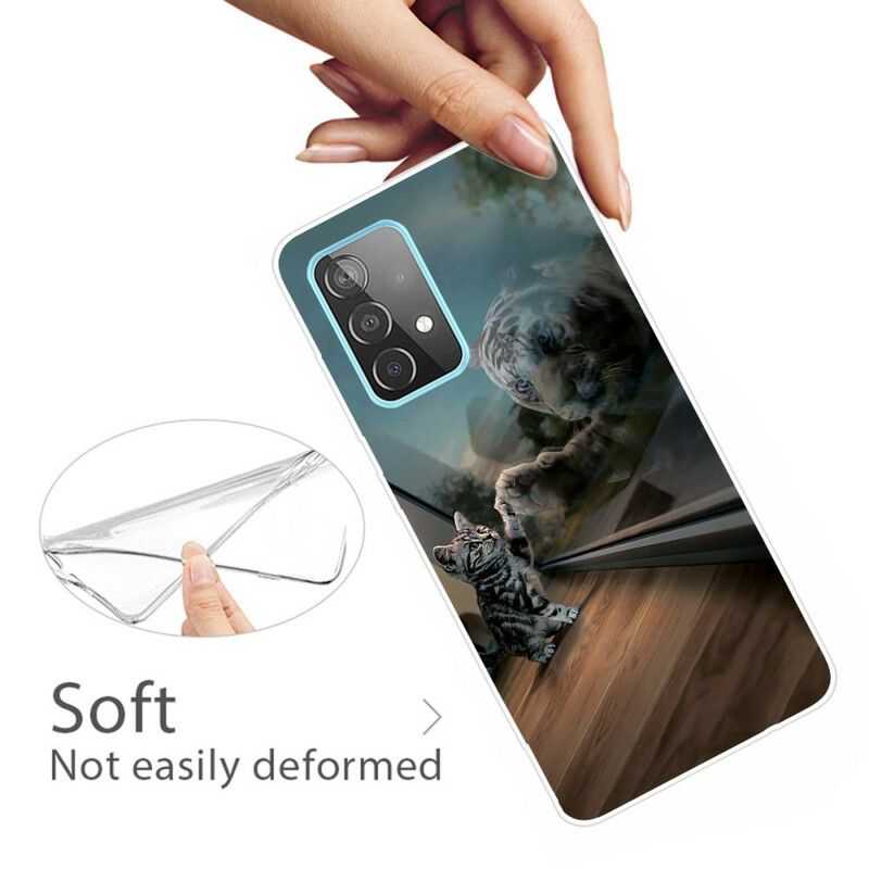 Deksel Til Samsung Galaxy A72 4G / 5G Kattungedrøm