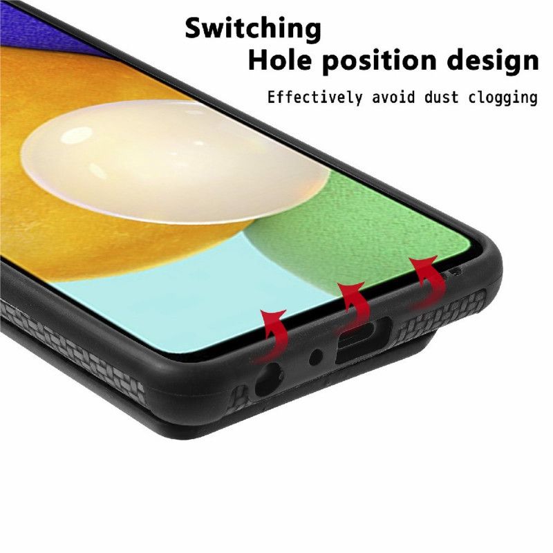 Deksel Til Samsung Galaxy A72 4G / 5G Støtte For Rfid-kortholder